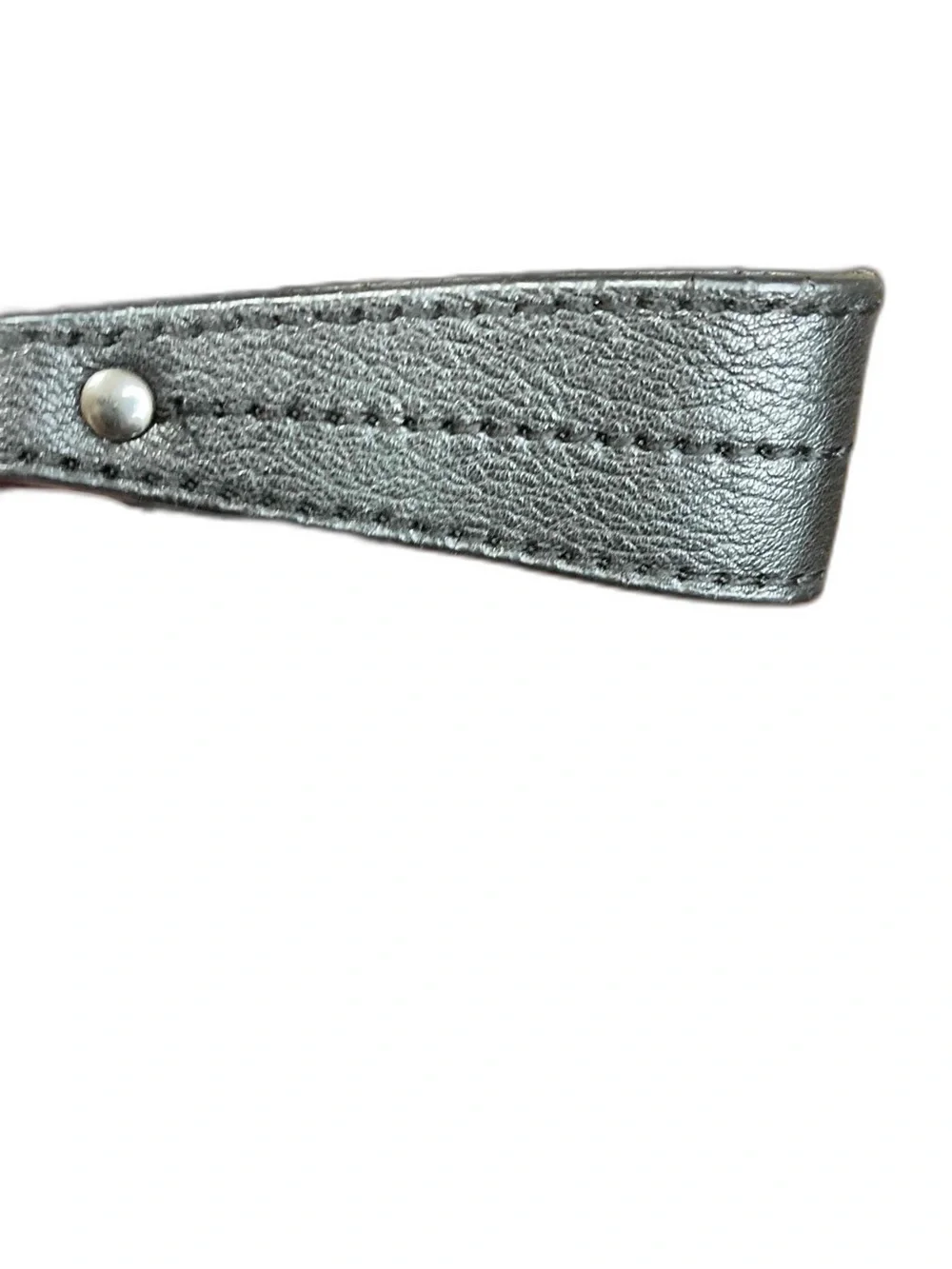 Kenneth Cole Reaction Textured Leather Front Center Zip Shoulder Bag